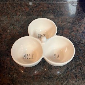 Rae Dunn “snack, nibble, bite” serving dish, NWT